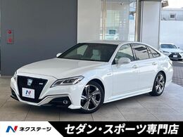 トヨタ クラウン ハイブリッド 2.5 RS アドバンス 白革シート　前席シートエアコン　禁煙車