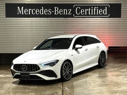 メルセデスAMG CLAシューティングブレーク CLA 35 4マチック (BSG搭載モデル) 4WD MP202402 デモカーアップ/AMGステアリング/認定