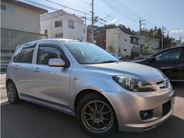 マツダ デミオ 1.5 スポルト ローダウン/社外15インチAW/ETC/禁煙車