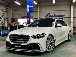 メルセデス・ベンツ Sクラス S500 4マチック ロング AMGライン (ISG搭載モデル) 4WD WALDフルエアロ/ハイパーフォージド22AW
