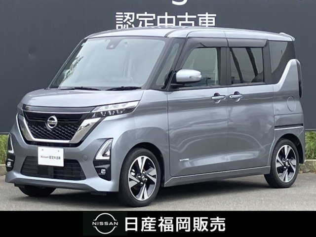 令和3年式ルークスハイウェイスターGターボ・エマージェンシーブレーキ・踏み間違い防止・アラウンドビューモニター・純正大画面ナビ・ドライブレコーダー・オートスライドドア・