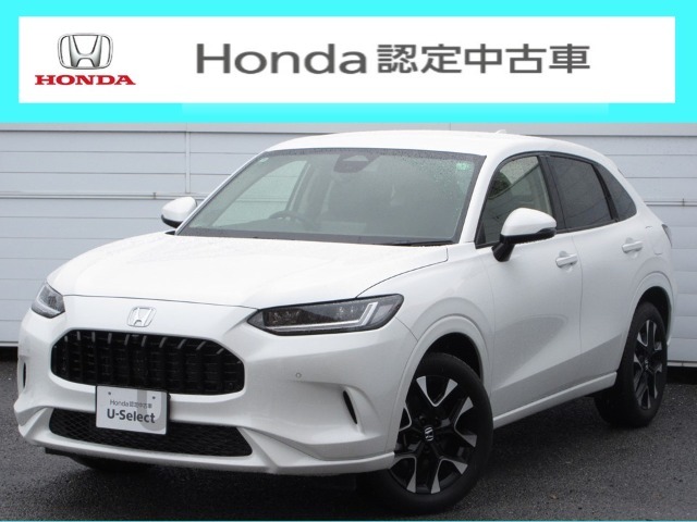 当社試乗車、業務車のZR-V（Z）が入庫です。内外装ともにきれいなお車で、ホンダコネクトディスプレイ　Bluetooth　ETC　Rカメラ　等装着しております！