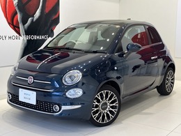フィアット 500(チンクエチェント) 限定車グランデブル　エピックブルー 純正前後ドラレコ　社外ナビ　TV　Rカメラ
