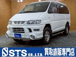 三菱 デリカスペースギア 3.0 アクティブフィールドエディション ハイルーフ 4WD 純正15インチAW　A/Tタイヤ　サイドステッ