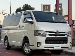 トヨタ ハイエースバン 2.8 スーパーGL ダークプライム ロングボディ ディーゼルターボ 4WD 11インチナビ スマートキー ベットキット
