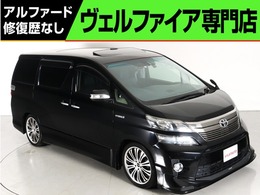 トヨタ ヴェルファイアハイブリッド 2.4 ZR プレミアムシートエディション 4WD プレミアムS サンル-フ 黒本革 TRDカスタム