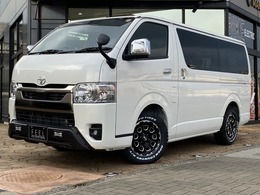 トヨタ ハイエースバン 2.8 スーパーGL ダークプライム S ロングボディ ディーゼルターボ ダークプライムS　FEELコンプリート　バケ