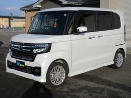 ホンダ N-BOX カスタム 660 L ターボ 4WD ナビTV　両側電動ドア　Bカメラ　LED