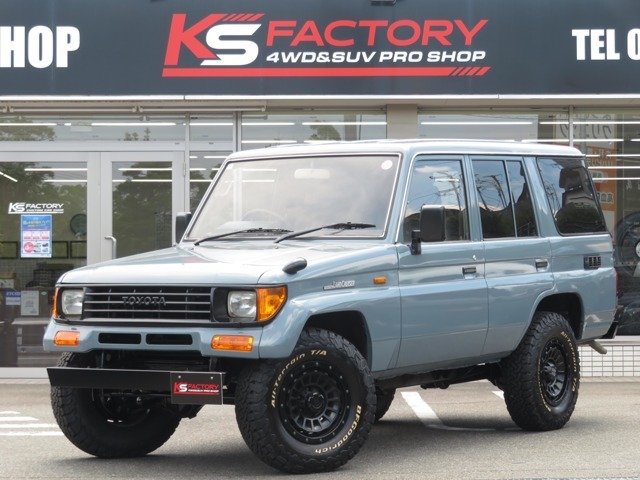 ランクル78プラド！2.4DT！SX！純正5速MT！NEWペイント！ナローボデイ！新品前後クロカンバンパー！新品レンズ！純正車高！新品16インチAW！新品BF/AT！