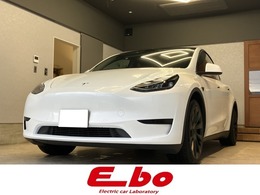 テスラ モデルY RWD 黒内装　20インチ純正ホイール装着