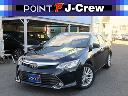 トヨタ カムリハイブリッド 2.5 レザーパッケージ 純フルセグSDナビ　黒革席　スマキー　HID