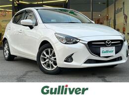 マツダ デミオ 1.3 13S ブラック レザー リミテッド 純正7型ナビ/前後ドライブレコーダー/黒半