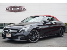 メルセデスAMG Cクラスカブリオレ C43 4マチック 4WD 後期・赤革・赤幌・ブルメスターサウンド