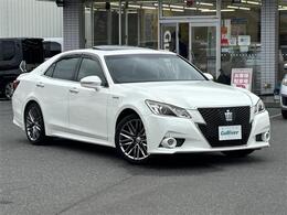 トヨタ クラウンアスリート ハイブリッド 2.5 S ディーラー整備記録簿R6/ワンオーナー/サン