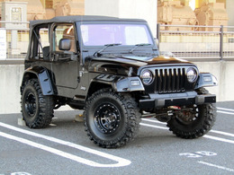 ジープ ラングラー スポーツ ソフトトップ 4WD 社外オーバーフェンダー　社外足回り