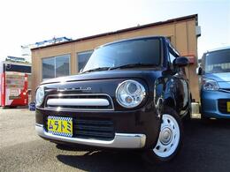 スズキ アルトラパン 660 ショコラ G 雹害車 ナビ 革調シート スマートキー