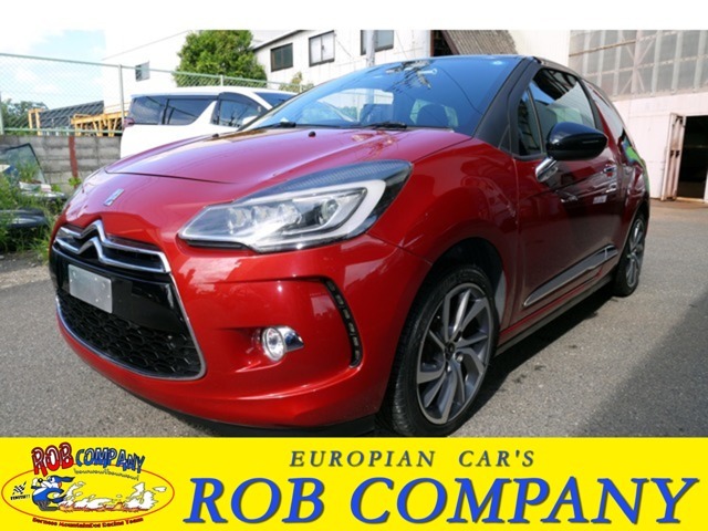 美しいルージュ　ルビに耀くDS3が入庫しました☆シトロエン正規ディーラー整備記録7回分有ります☆認定中古車2オーナーの禁煙車◎内外装共に綺麗な上質車です☆