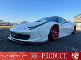 フェラーリ 458イタリア F1 DCT LBエアロ　エアサス　20AW　可変マフラー