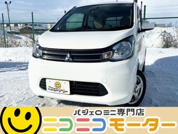 三菱 eKワゴン 660 M 4WD 検R7/11　ナビ　アイドリングストップ　ABS