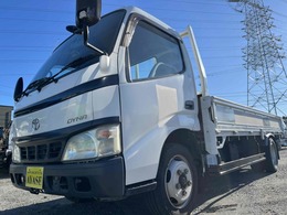 トヨタ ダイナ 2t積み標準ロング平ボディー　5速MT 車両総重量4815キロ　楽々ゲート付