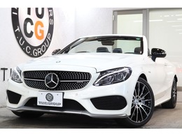 メルセデスAMG Cクラスカブリオレ C43 4マチック 4WD RSP黒幌 黒本革 ナビTV BT音 Bカメ 2年保証