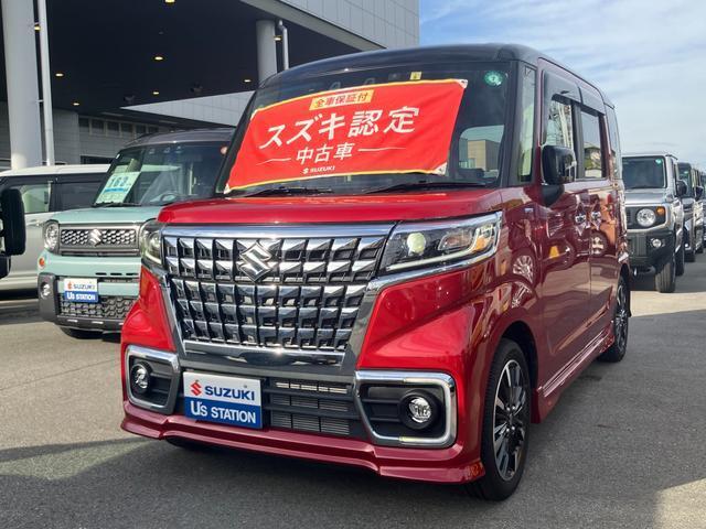 スペーシアカスタム入荷しました。 LEDが闇夜を明るく照らします！オートライト装備！