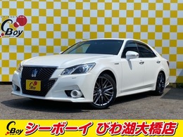 トヨタ クラウンアスリート ハイブリッド 2.5 G サンルーフ　純OP18インチAW　メーカーナビ