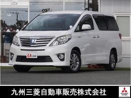 トヨタ アルファードハイブリッド 2.4 SR Cパッケージ 4WD 三菱認定保証 後席モニター ナビ Bカメラ