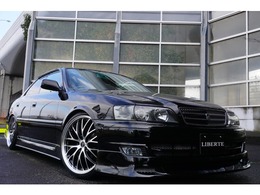 トヨタ チェイサー 2.0 アバンテ ロードリー LBコンプ フルエアロ 車高調 黒革調 後期