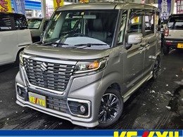 スズキ スペーシア 660 カスタム ハイブリッド XSターボ 4WD /8型ナビ/全方位/前後ドラレコ/冬タイヤ付/