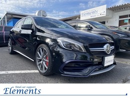 メルセデスAMG Aクラス A45 4マチック 4WD 本革電動 点検記録簿付