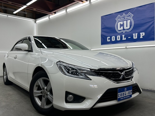 人気のマークX入庫！　純正SDナビフルセグTV・CD・DVD・Bluetooth・バックカメラ・スマートキー・ETC・前後ドラレコ・パワーシート・電動格納ミラー・オートライト・横滑り防止装置・純正16インチアルミホイール