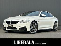 BMW M4クーペ M DCT ドライブロジック コンペティションパッケージ装着車 黒革シート クルコン LKA 純正ナビ Bカメラ