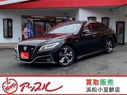 トヨタ クラウン ハイブリッド 2.5 RS アドバンス ホワイトレザーシート　サンルーフ