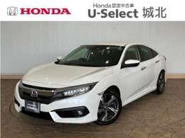 ホンダ シビックセダン 1.5 メモリーナビ　本革シート　Hセンシング