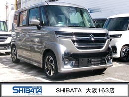 スズキ スペーシア 660 カスタム ハイブリッド XSターボ スズキ保証付　デュアルセンサーブレーキサ