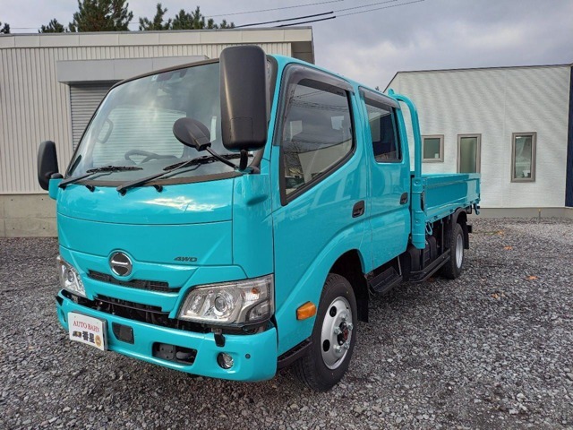 デュトロ　ダブルキャブ　デコトラ 日野自動車 デュトロ 4.0 ダブルキャブ ワイド ロング 高床