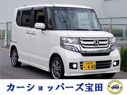 ホンダ N-BOX 660 カスタムG Lパッケージ 4WD 1年保証/禁煙車/Bluetooth/新品バッテリー