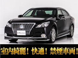 トヨタ クラウンマジェスタ 3.5 Fバージョン 禁煙/黒本革/全周囲カメラ/新品タイヤ/BSM