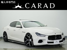 マセラティ ギブリ S サンルーフ・茶本革シート・社外フルエアロ