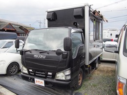 いすゞ エルフ キッチンカー LPG車・外部電源・麺茹機・100Lストッカー