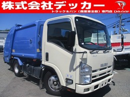 いすゞ エルフ 2.99DT 2トン 4.2立米 プレス式パッカー 6速MT 外