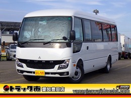 三菱ふそう ローザ マイクロバス 29人乗り プロライングレード ロング 自動スイングドア 大型ドアバイザー
