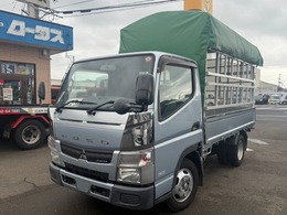 三菱ふそう キャンター 家畜運搬車 MT車・3方開・新品ホロ・新品ウインチ・ETC