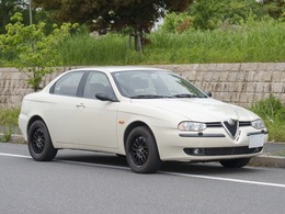 アルファ　ロメオ アルファ156 2.0ツインスパーク セレスピード 左ハンドル　ディーラー車　赤革　ETC