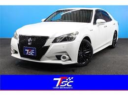トヨタ クラウンアスリート ハイブリッド 2.5 S ブラックスタイル 禁煙車/ムーンルーフ/黒レザーシート/純正8