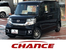 ホンダ N-BOX 660 カスタムG ターボSSパッケージ ブラックスタイル SDナビ　CD　DVD　フルセグTV　Bluetooth