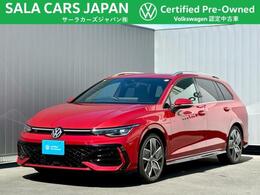 フォルクスワーゲン ゴルフヴァリアント TDI Rライン ディーゼルターボ デモカー　IQ.LIGHT　革シート　全周囲カメ