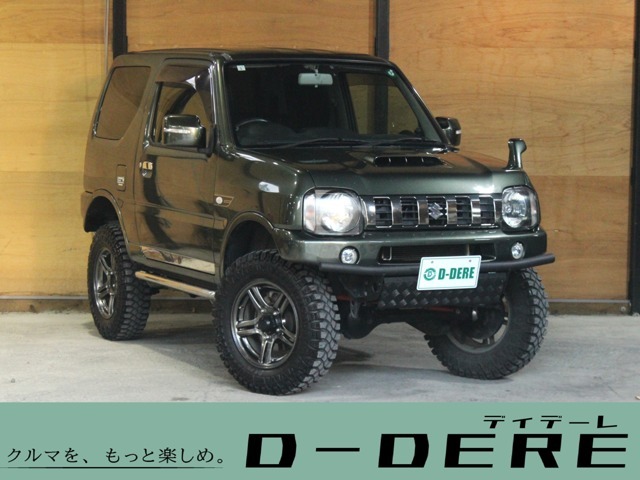 5速マニュアル　リフトアップ　社外マフラー　シートヒーター　ETC　社外バンパー　マッドタイヤ　社外サイドステップ　電動格納ミラー　1DINオーディオ　LEDヘッドライト　フォグ　キーレス