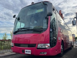 三菱ふそう エアロエース 夜行高速路線　HD　27人　中間トイレ 3列独立シート　バックカメラ　間仕切り
